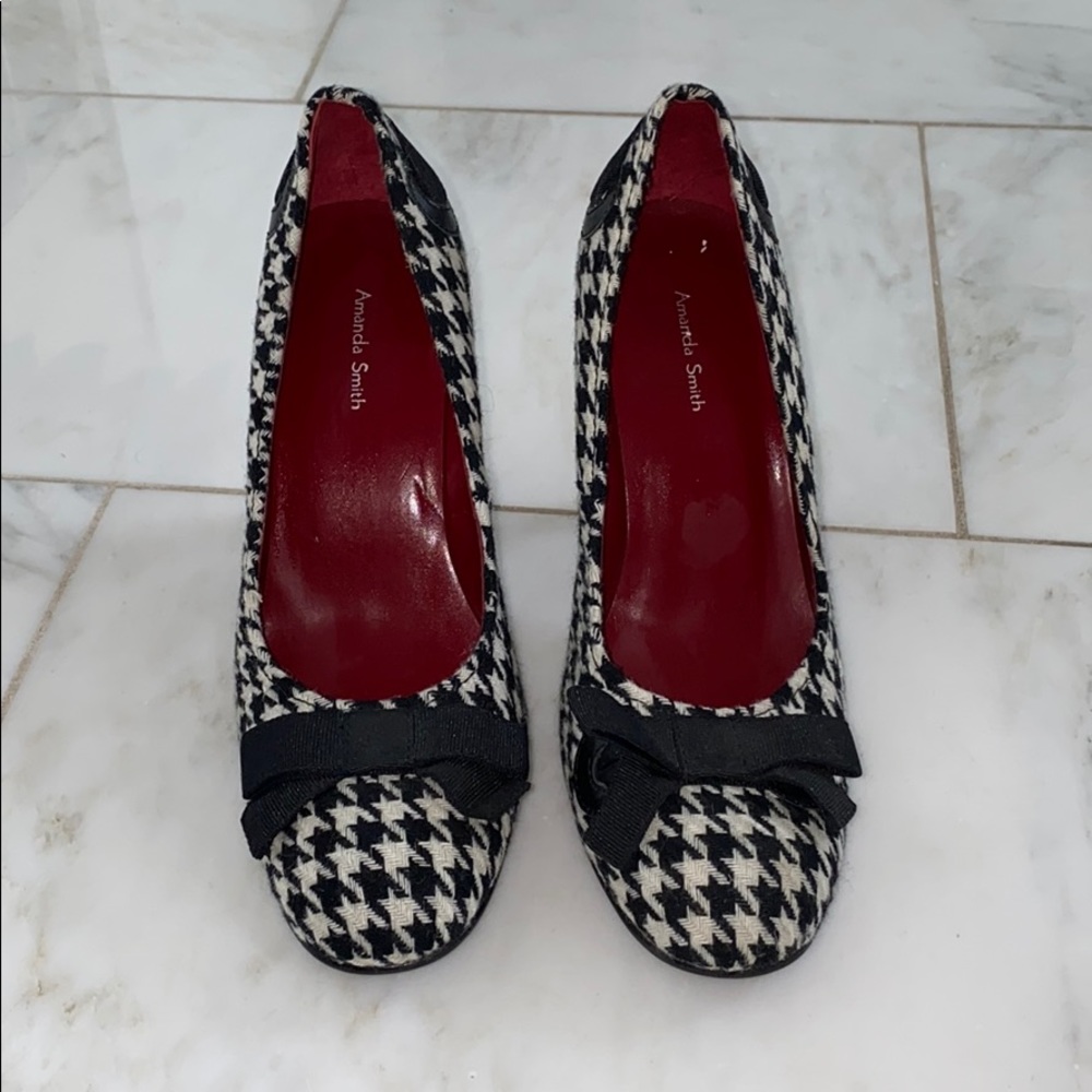 Amanda Smith Houndstooth Heels